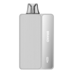 a grey disposable vape